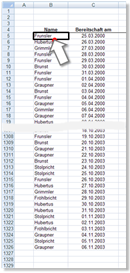 lange Excelliste