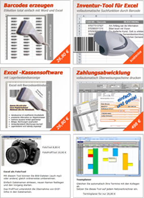 BarcodeTools und andere ExcelTools