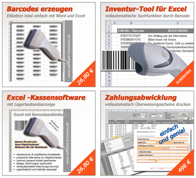 weitere BarcodeTools