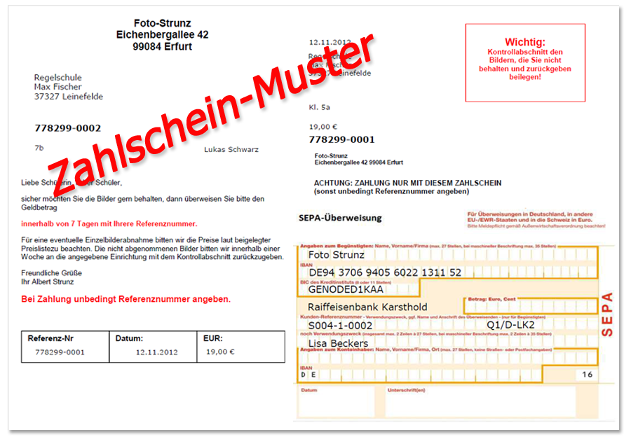 zahlschein